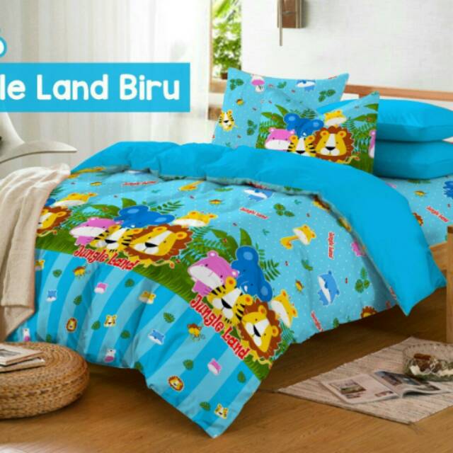 SPREI LEMBUT EXCLUSIVE *JUNGLE LAND BIRU*
