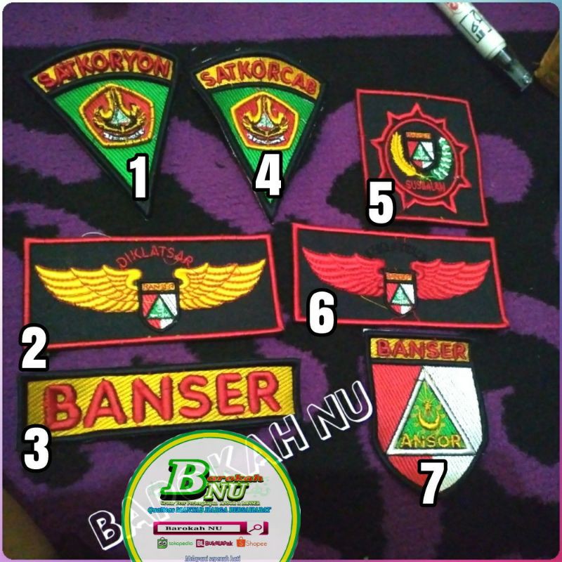 Atribut logo BANSER TIMBUL