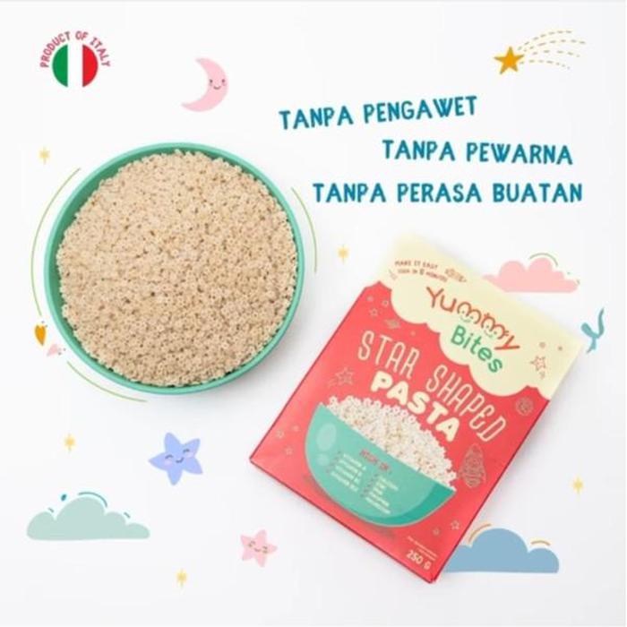 YUMMY BITES STAR SHAPED PASTA 250 GR