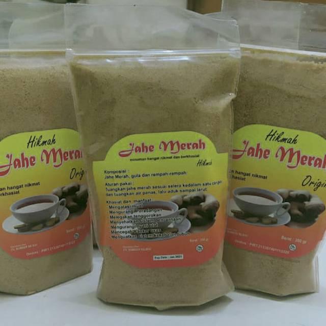 

Jahe merah gula aren 250gr