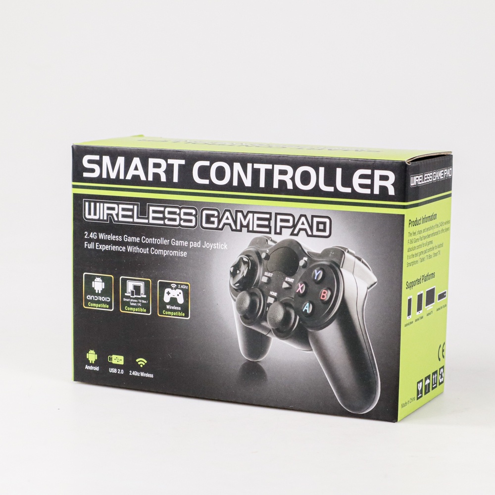 Gamepad Wireless 2.4 GHz untuk Smart TV Box - TGZ-850M - OMGA08BK Black