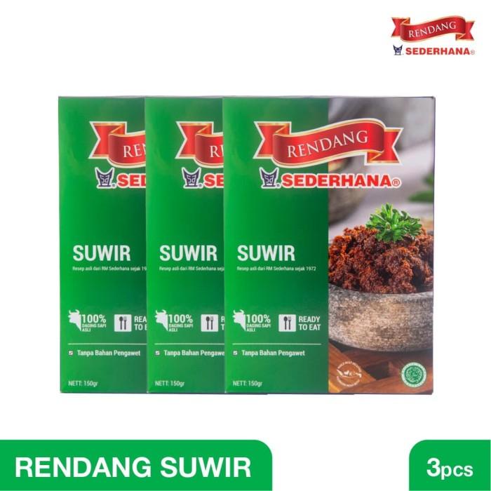 

Makanan Beku | Paket Triple Rendang Sederhana - Daging Suwir