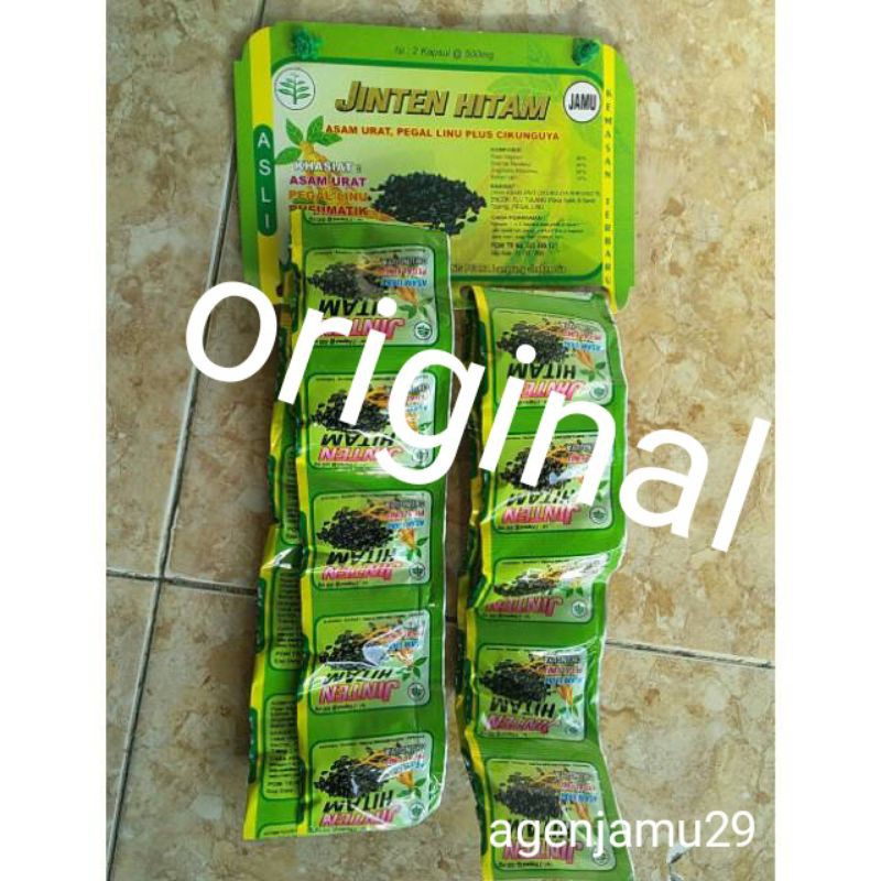 JINTEN HITAM ORIGINAL obat asam urat kolesterol cap jinten hitam