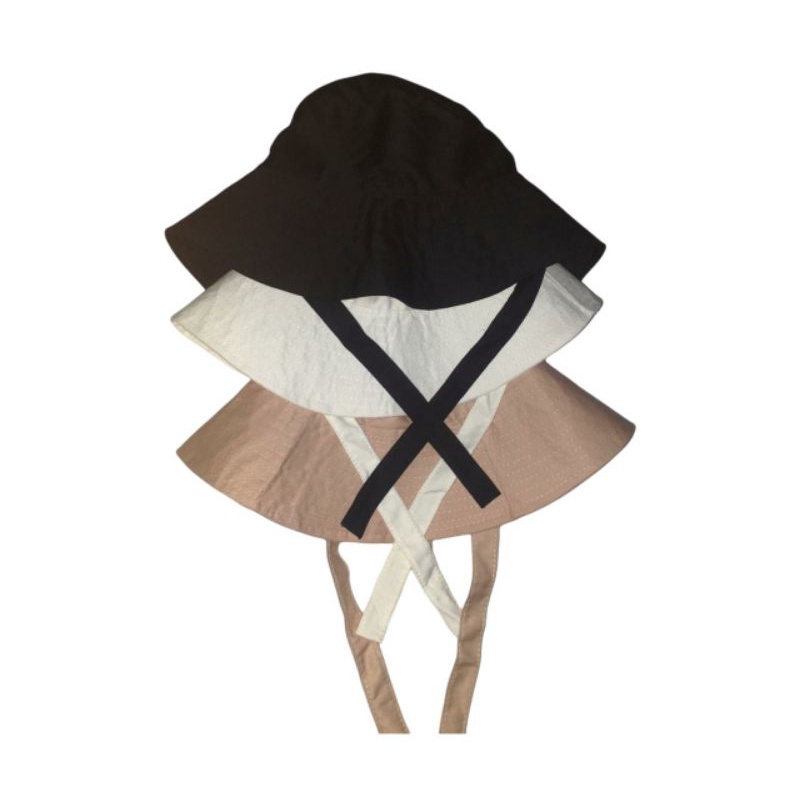 WIDE Bucket Hat Selebgram || Bucket Hat Tali || Bucket Hat Polos || Bucket Hat Dewasa