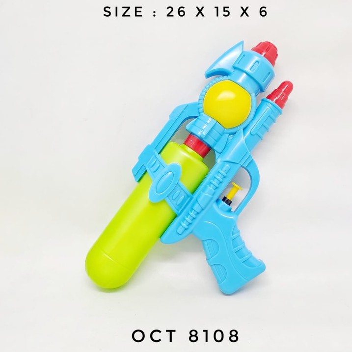 Mainan Pistol Air Warna Warni OCT8108 Water Gun 26 CM