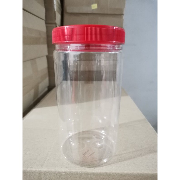 Toples Tabung 1 Liter Natural botol plastik super murah botol kemasan