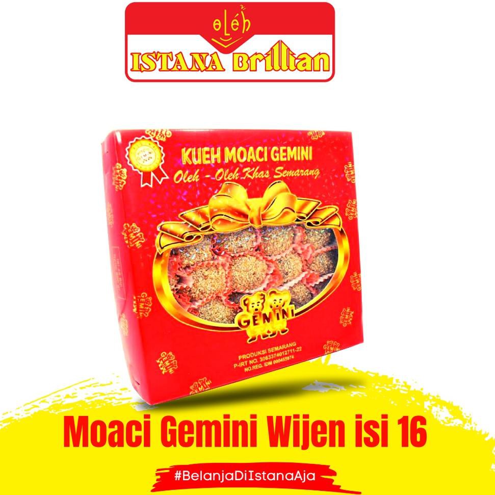 

10.10 SALE Isi 16 &10 kue Moaci/Moci/Mochi Wijen Gemini Oleh2 khas Asli Original Semarang Murah Leza