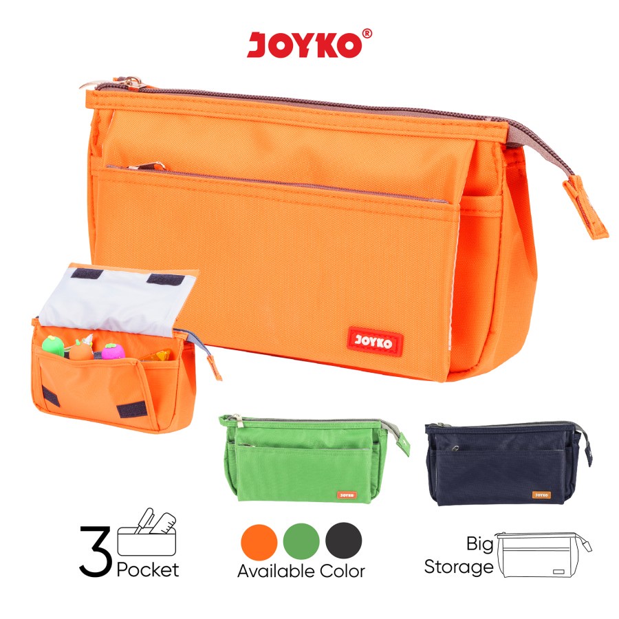 Pencil Case Kotak Tempat Pensil Kain Joyko PC-5009