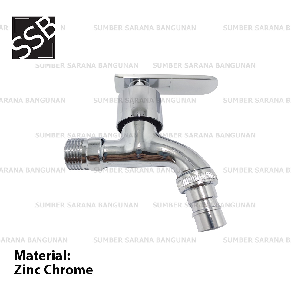 Kran Taman Volk / Keran Tembok Stainless Chrome