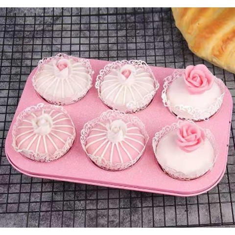 LOYANG 6 CUP / LOYANG MUFFIN 6 CUP PINK / LOYANG CUPCAKE / LOYANG PINK