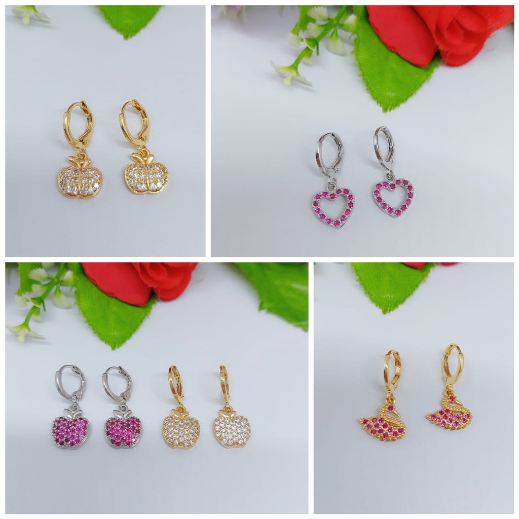 Anting xuping  permata E-I