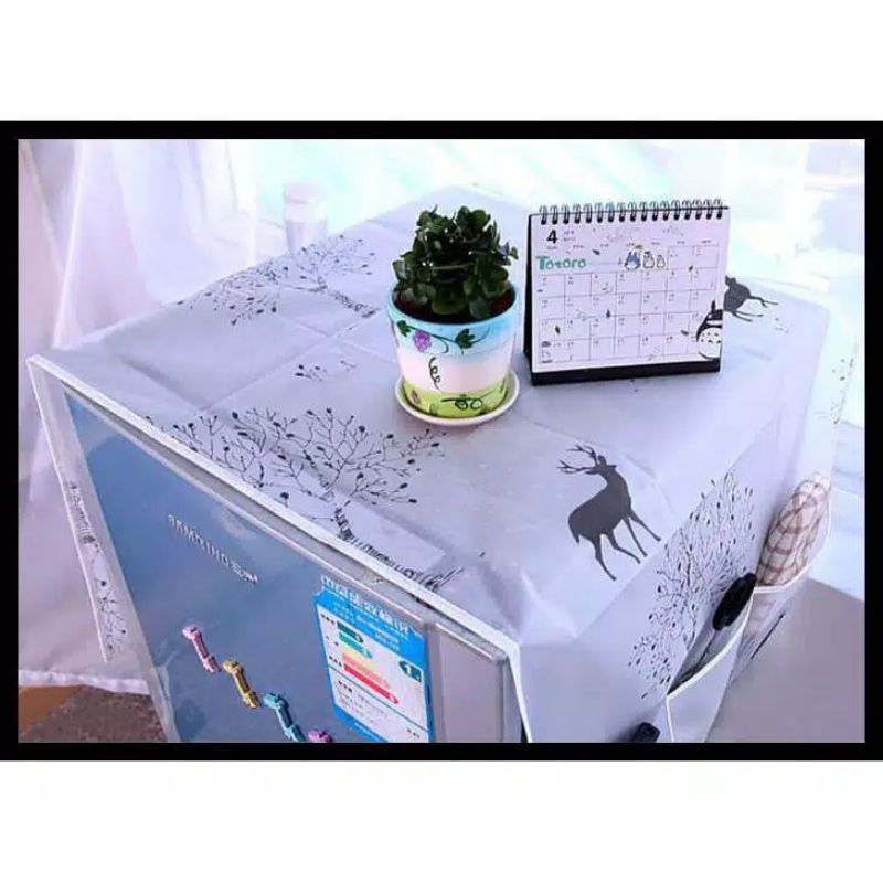 taplak kulkas anti air, cover kulkas