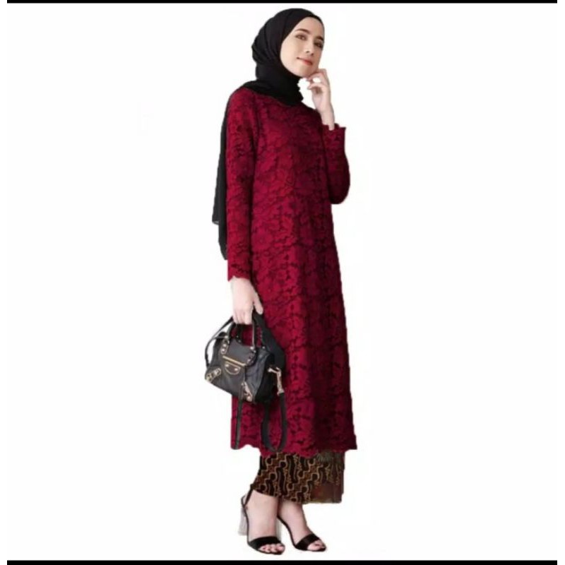 KEBAYA TUNIK BROKAT CORNELI /ATASAN KEBAYA TUNIK /KEBAYA BROKAT /ATASAN KEBAYA