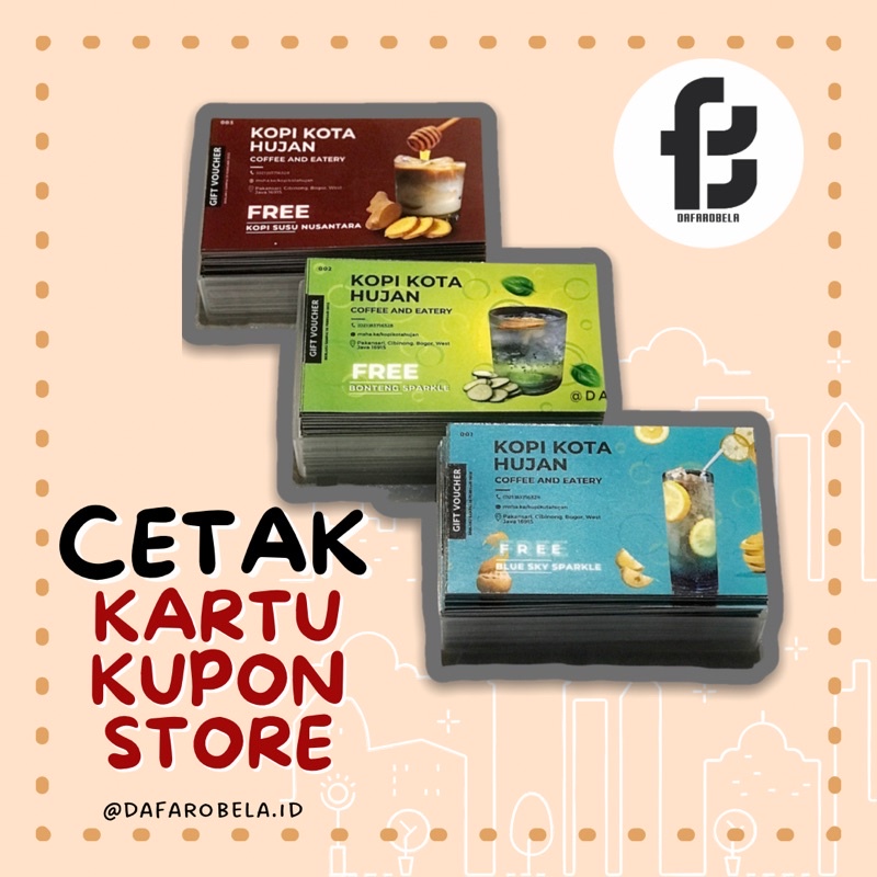 

CETAK KARTU KUPON TOKO STORE / CETAK KARTU