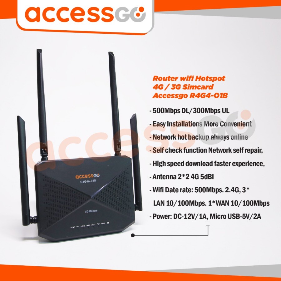 MODEM ROUTER 4G LTE 500 MBPS UNLOCK Semua Operator