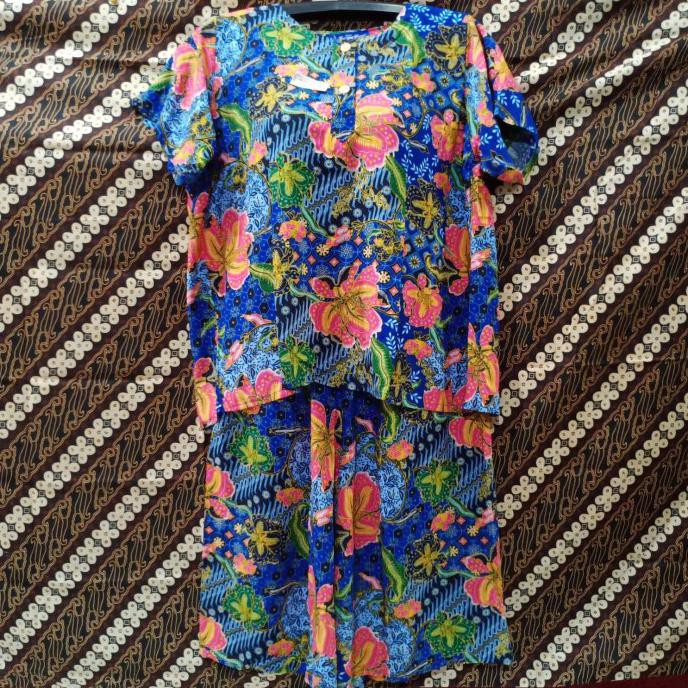 Best Seller # Stelan Kulot Batik Kencana Ungu