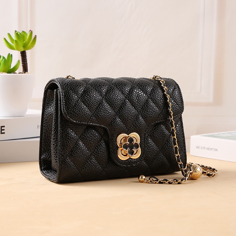 Kahtinstore Tas Selempang Wanita Import Black dan Green / Slingbag Mewah Kualitas Terjamin - 519