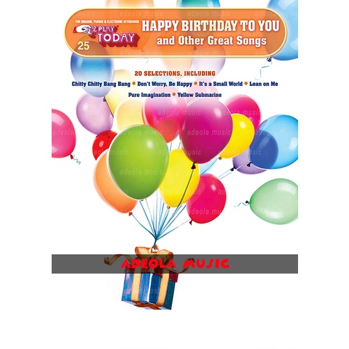 Buku Keyboard / Piano Pemula / (PFC-71) HAPPY BIRTHDAY