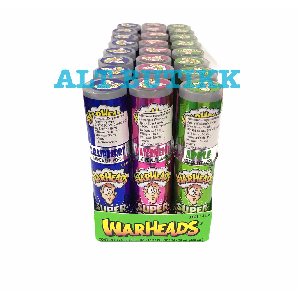 

WARHEADS SUPER SOUR SPRAY CANDY 20ml - MADE IN USA