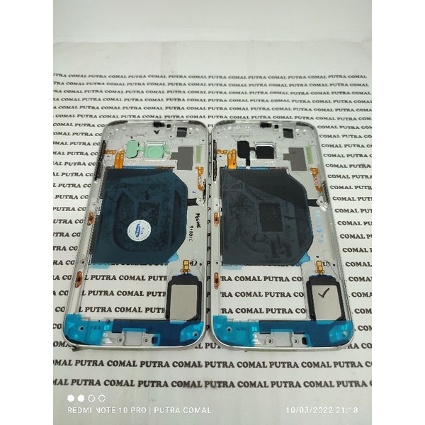 Samsung S6 Flat Frame Bezzel Tulang Tatakan Lcd Samsung S6 Flat Asli Original