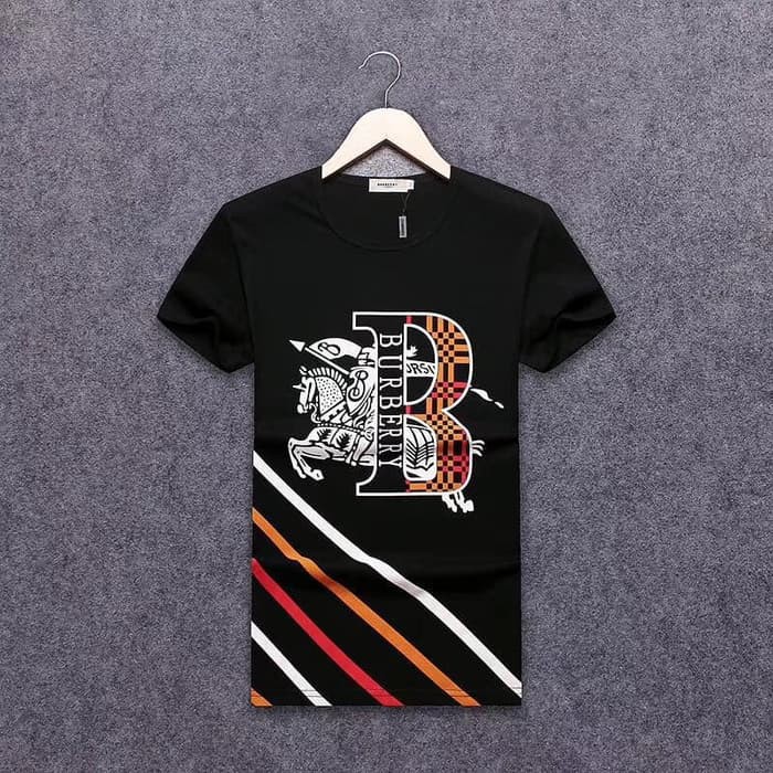 T shirt Burberry Pria Premium Quality / bb02 -