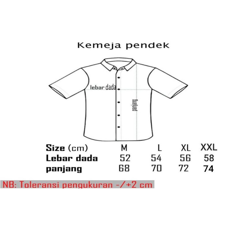 HEM BATIK - Baju Batik Pria Lengan Pendek Murah Bahan Halus M, L, XL, XXL, XXXL.