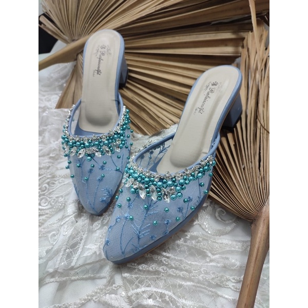 sepatu wanita syantika iceblue tinggi 5cm tahu