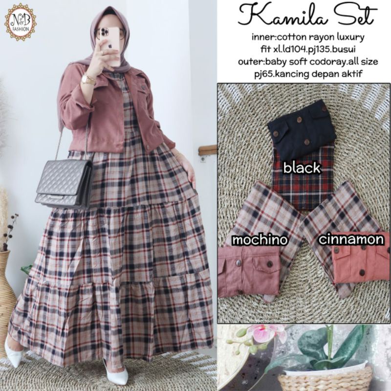Pakaian wanita Dress kamila set