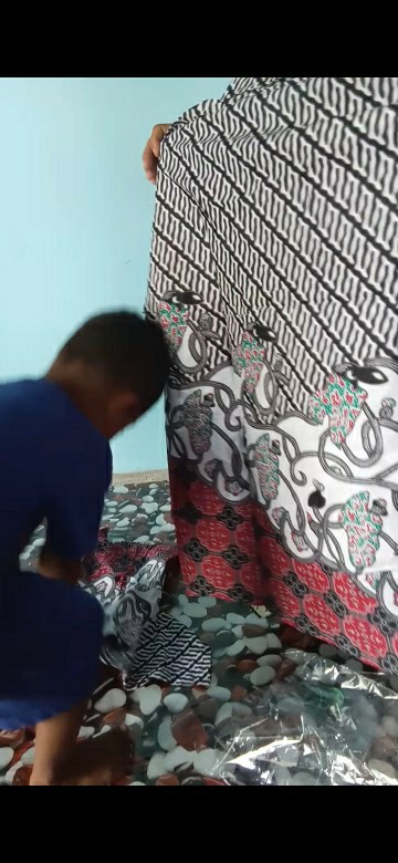 Couple Batik Keluarga || Setelan Couple Batik Ayah Ibu Anak Cewek