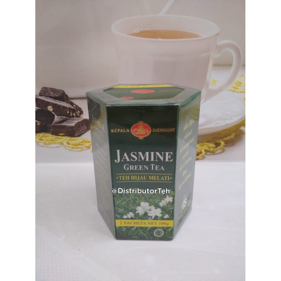 

Kepala Djenggot Teh Hijau Melati Jasmine Green Tea 100 gram