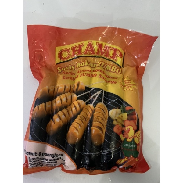 

Champ Sosis Ayam Bakar Jumbo 500gram termurah