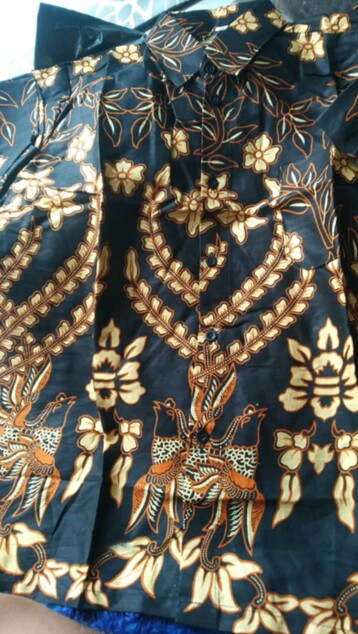Promo Batik Couple Keluarga Sarimbit Sania Ruffle Batik Ori Ndoro Jowi Motif Emprit Kuning