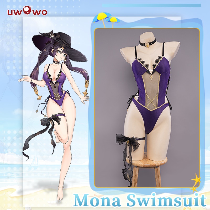PREORDER PRE-SALE Exclusive Authorization UWOWO Genshin Impact Fanart Mona Swimsuit Cosplay Costume