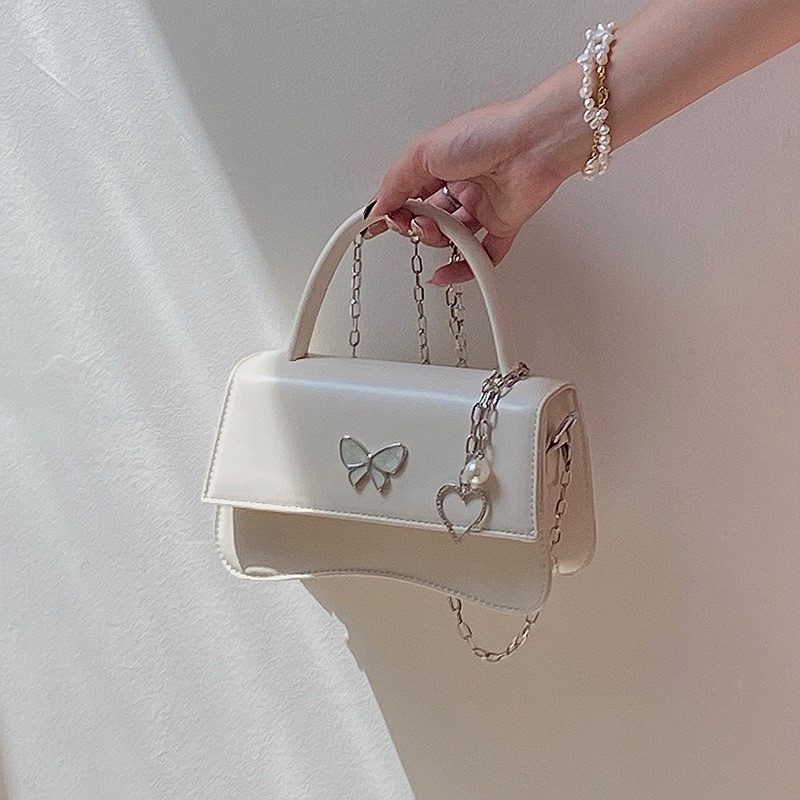 Tas Selampang Kulit Wanita Tas Rantai Kecil Cewek JS 8140