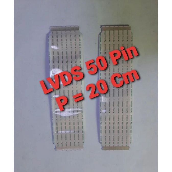 Kabel LVDS 50 Pin-Kabel Flexy 50 Pin-Kabel LVDS dari Tcon ke Panel 50 Pin