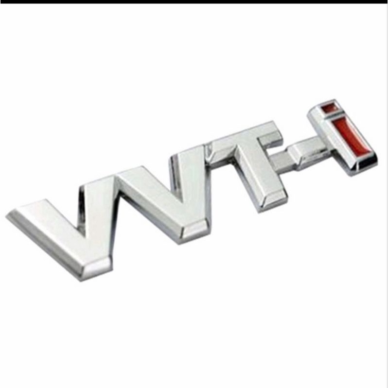 Stiker Emblem Mobil VVTi Bahan METAL