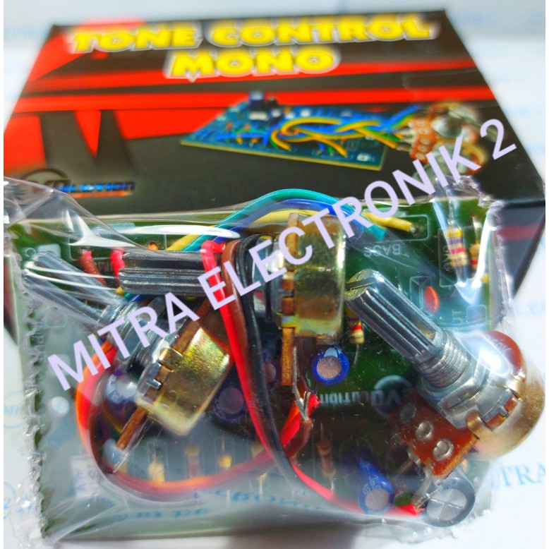 Kit Power Driver Amplifier tone Atau Tune Control Mono 3 potensio DC