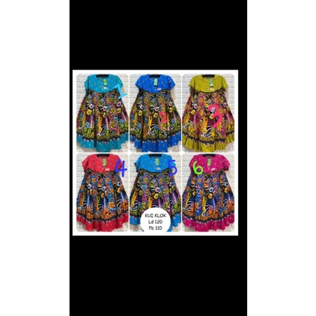 daster klok kencana ungu