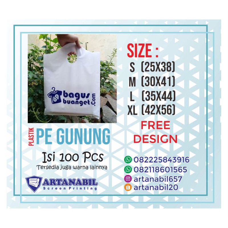 SABLON PLASTIK PE GUNUNG