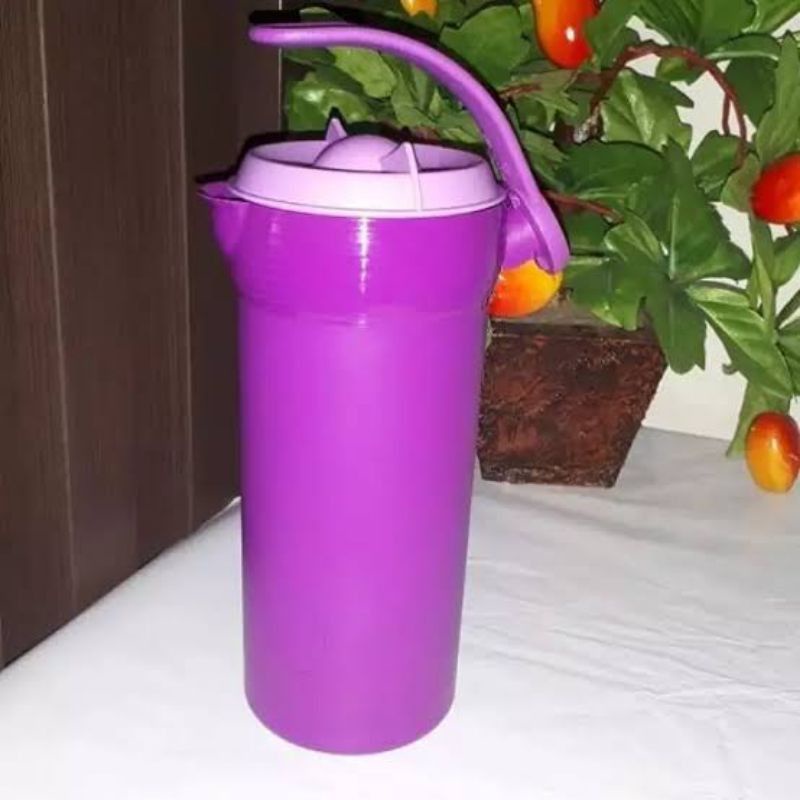 teko twist pour  tupperware 1 liter ungu 1 pcs