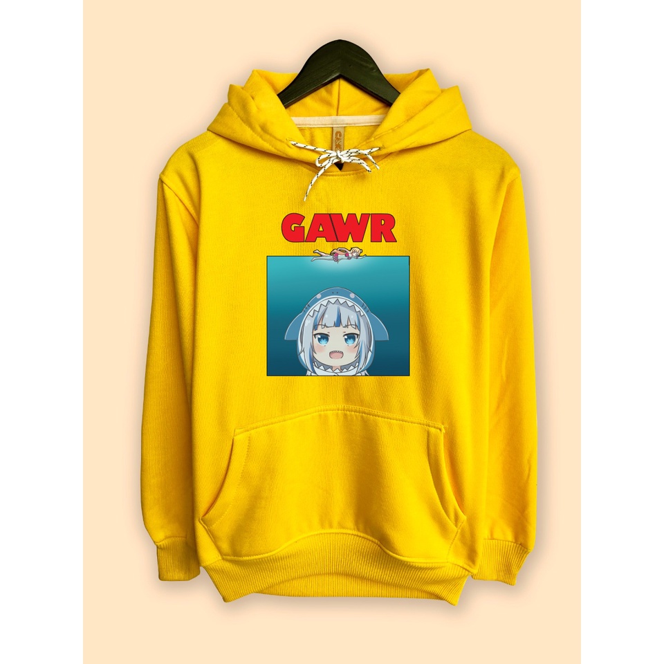 Jaket Hoodie vTuber Hololive Gawr gura jaws