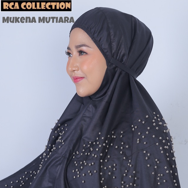 MUKENA RCA COLLECTION - Mukena MUTIARA Perlengkapan Sholat Nyaman Adem dengan Dagu Tertutup