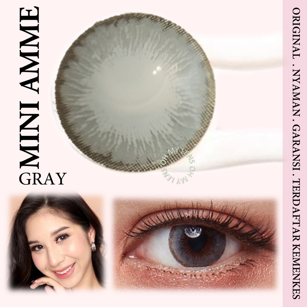 Softlens Minus MINI AMME GRAY soflens minus lensa kontak mata minus soflen minus soflen mines soft l