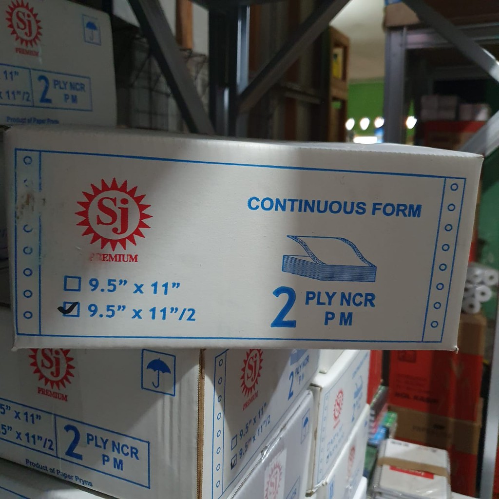 

CONTINOUS FORM 91/2x11 2 PLY UTUH DAN POTONG TENGAH CONTINOUS FORM 2 PLY