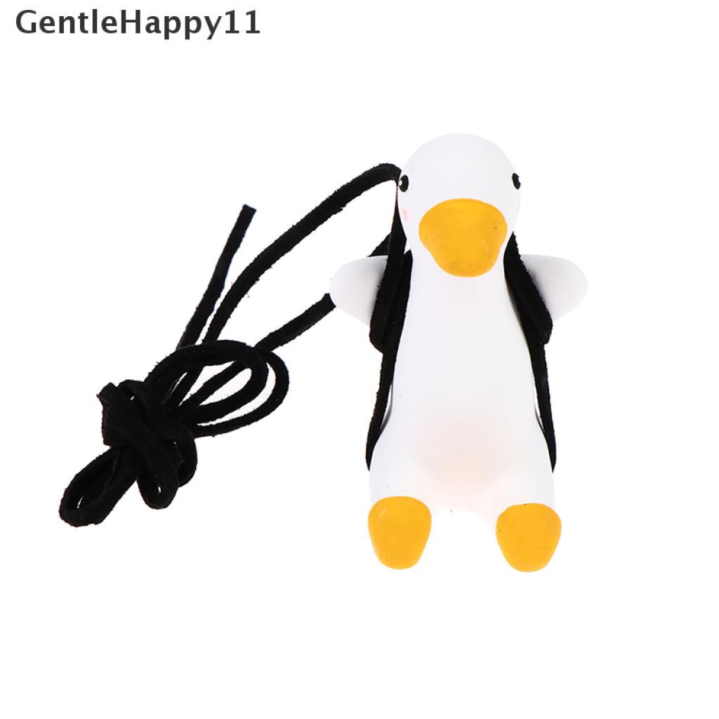 Gentlehappy Cute Little Duck Mobil Liontin Dekorasi Bebek Swing Auto Spion Pendant