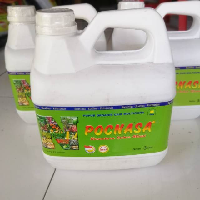 TERMURAH POC NASA 3 LITER / PUPUK POC NASA CAIR 3 LITER - NSB NASA 3 LITER