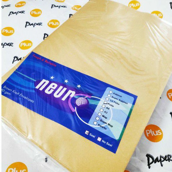 

Amplop Coklat Folio Lem NEURO (100pcs)