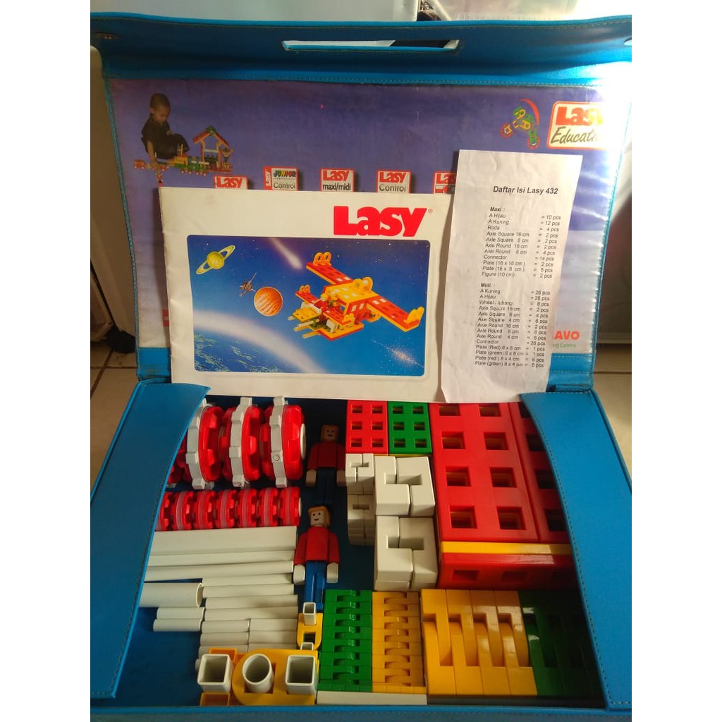Vintage Lasy 432 Educational Toys Made in Switzerland (Bukan Lepao / Mobis)