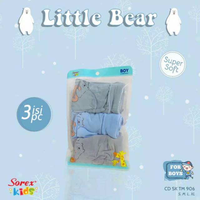 Ready Bandung CD Sorex Kids , Celana Dalam Anak Sorex