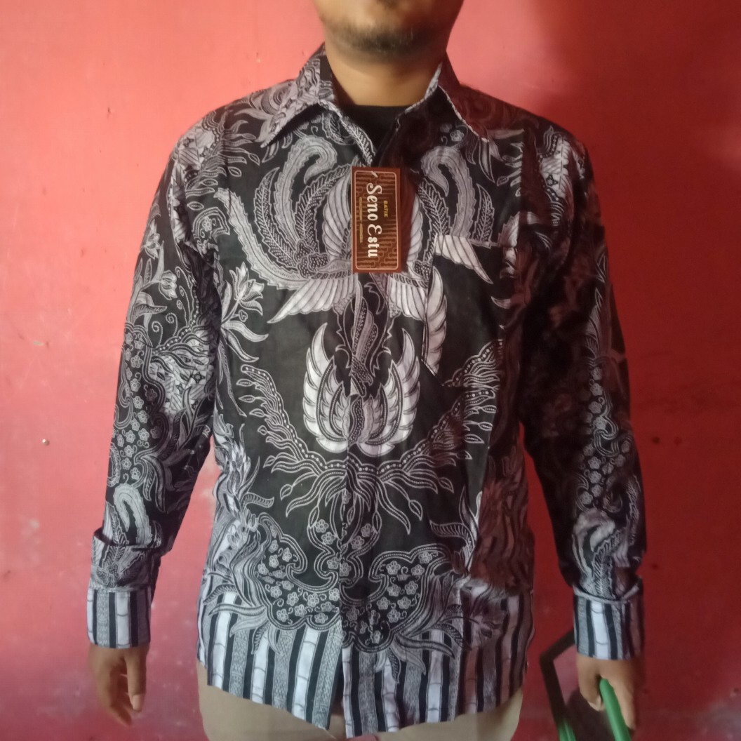 Baju Cople Annabel Pinguin Original Seno Estu - Baju Batik Cople -batik Cople Brukat Tille Mutiara